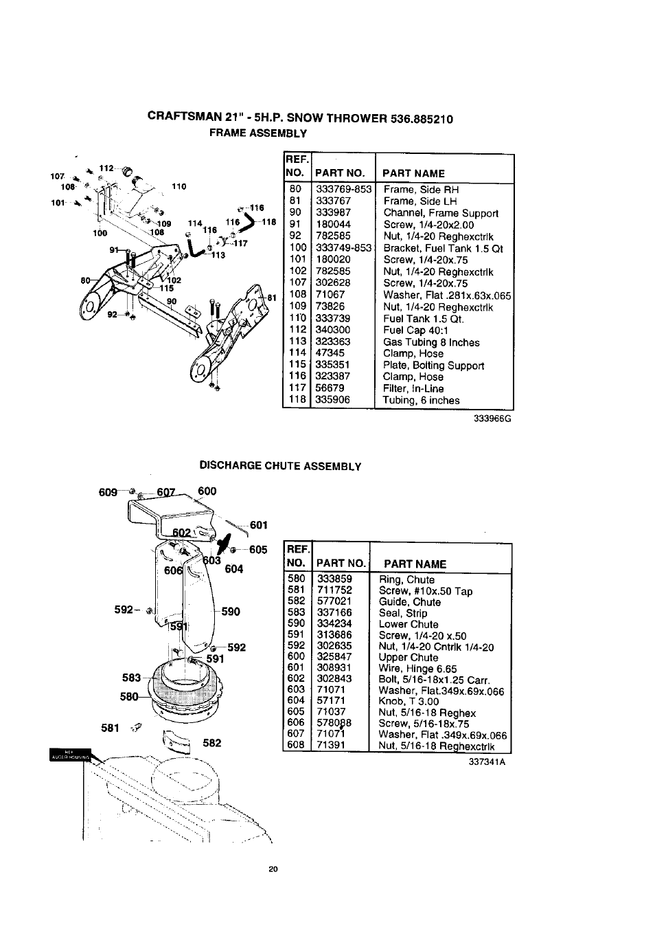 Craftsman 536.885210 User Manual | Page 20 / 30