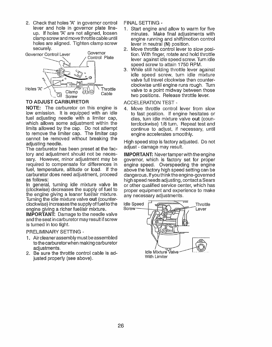 Craftsman 917.28903 User Manual | Page 26 / 64