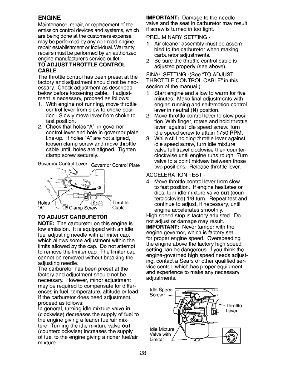 Craftsman 917.273763 User Manual | Page 28 / 56