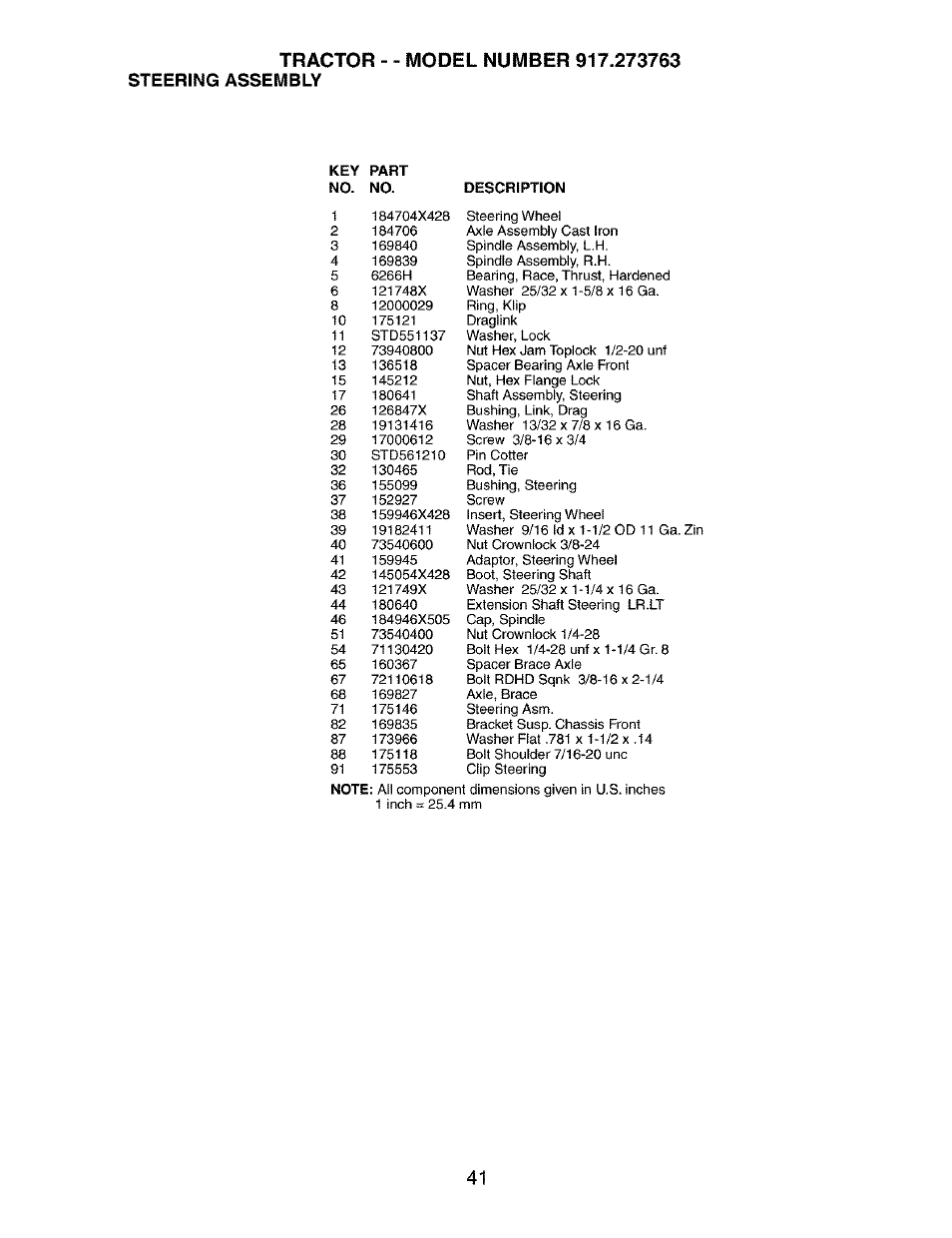Craftsman 917.273763 User Manual | Page 41 / 56