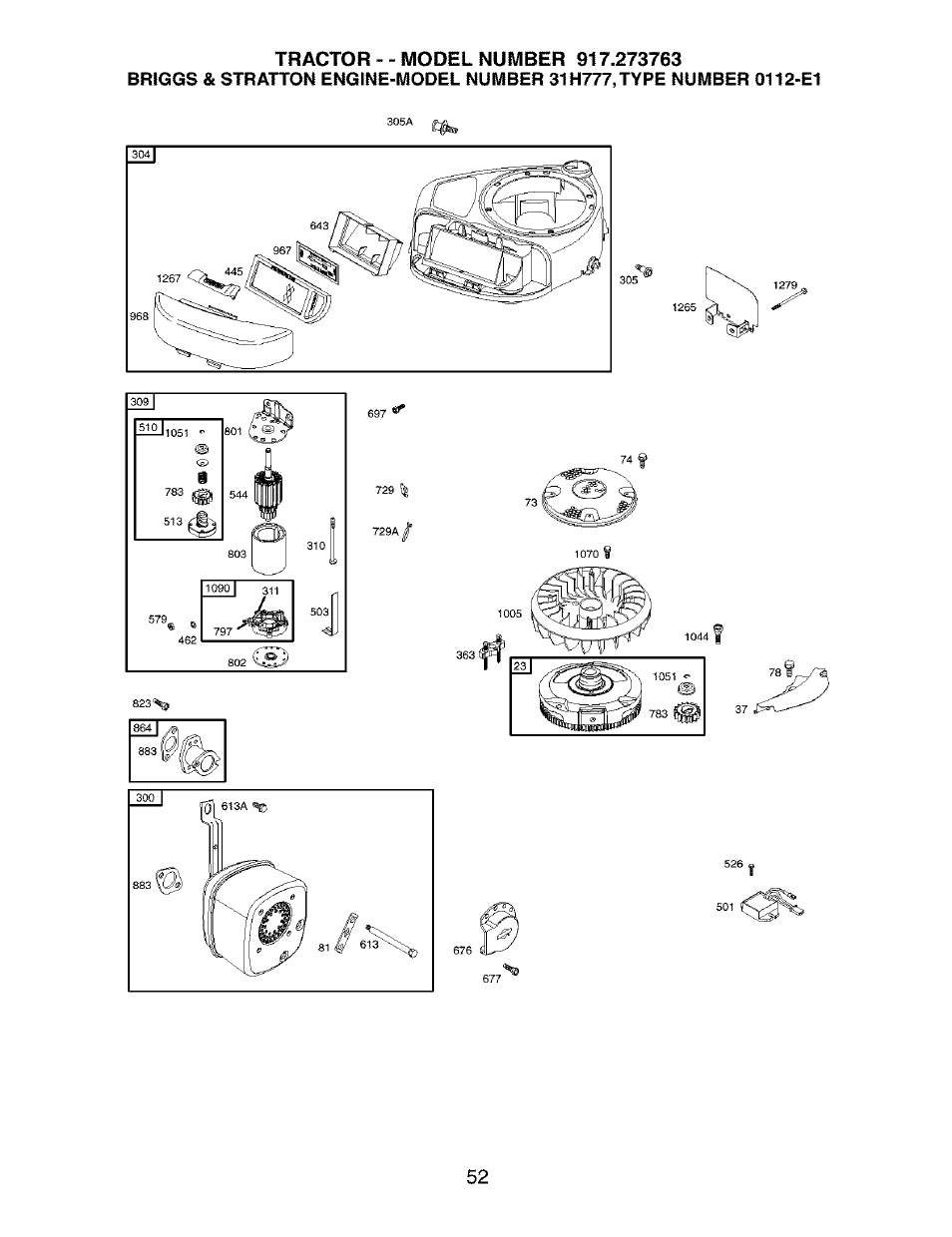 Craftsman 917.273763 User Manual | Page 52 / 56