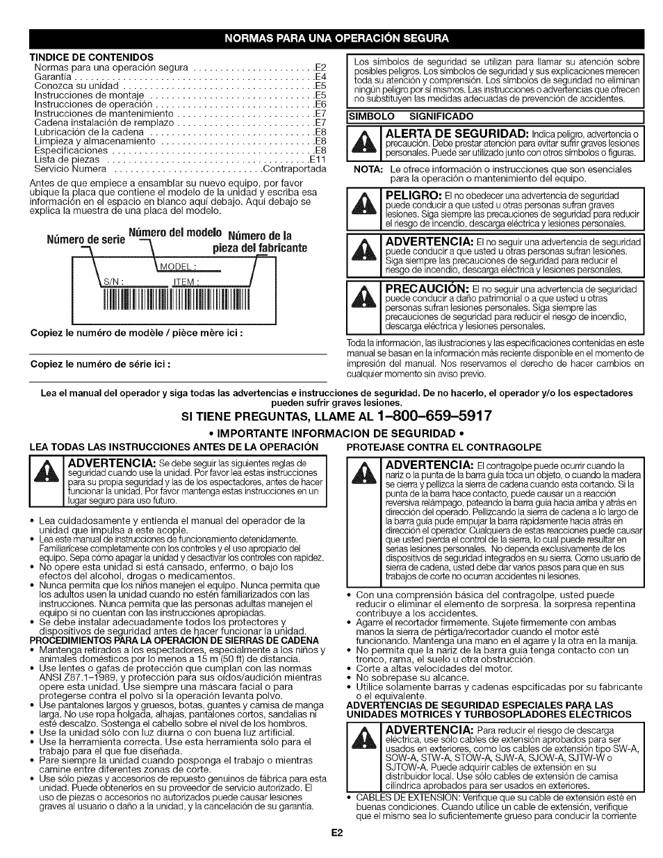 Craftsman 316.792460 User Manual | Page 10 / 20