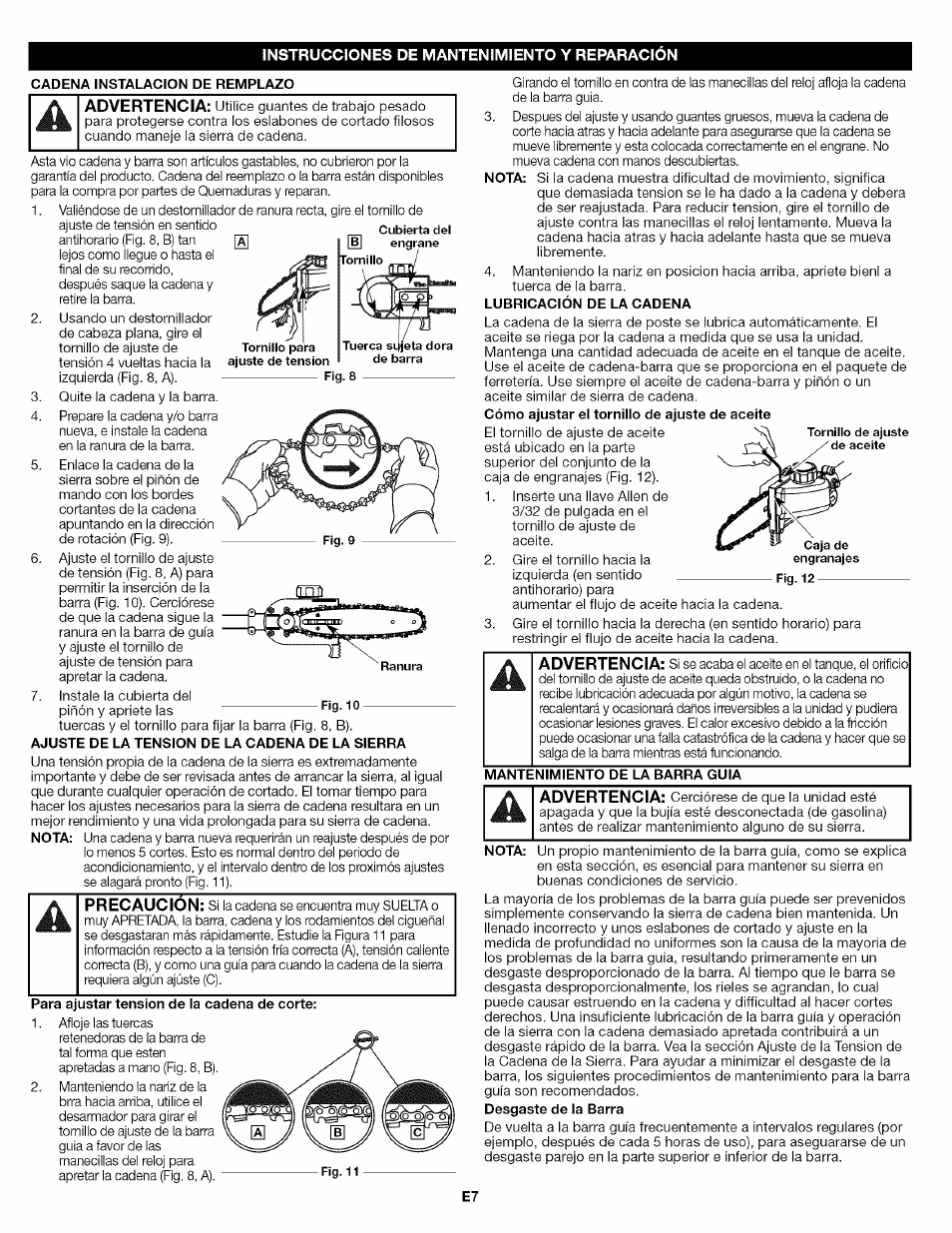 Craftsman 316.792460 User Manual | Page 15 / 20