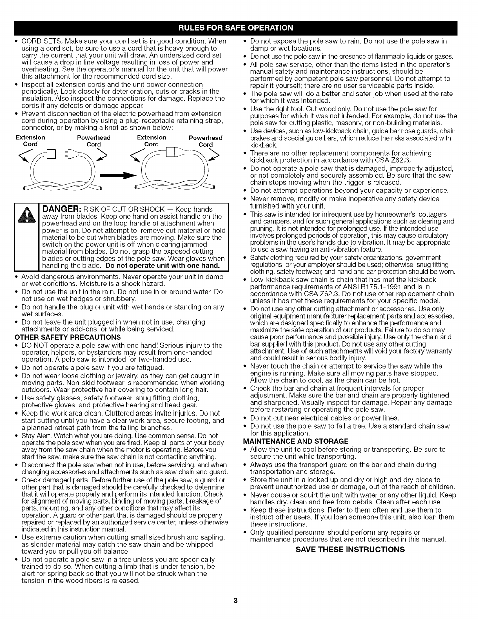 Craftsman 316.792460 User Manual | Page 3 / 20