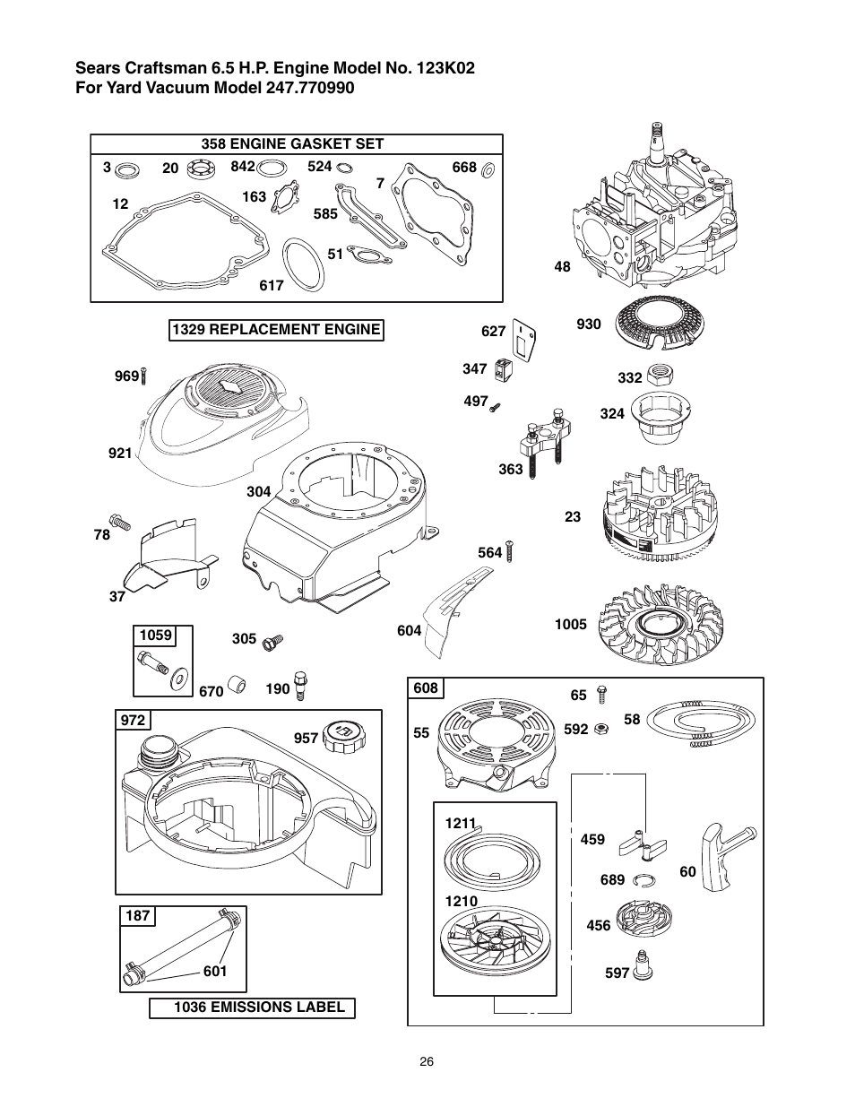 Craftsman 247.77099 User Manual | Page 26 / 52