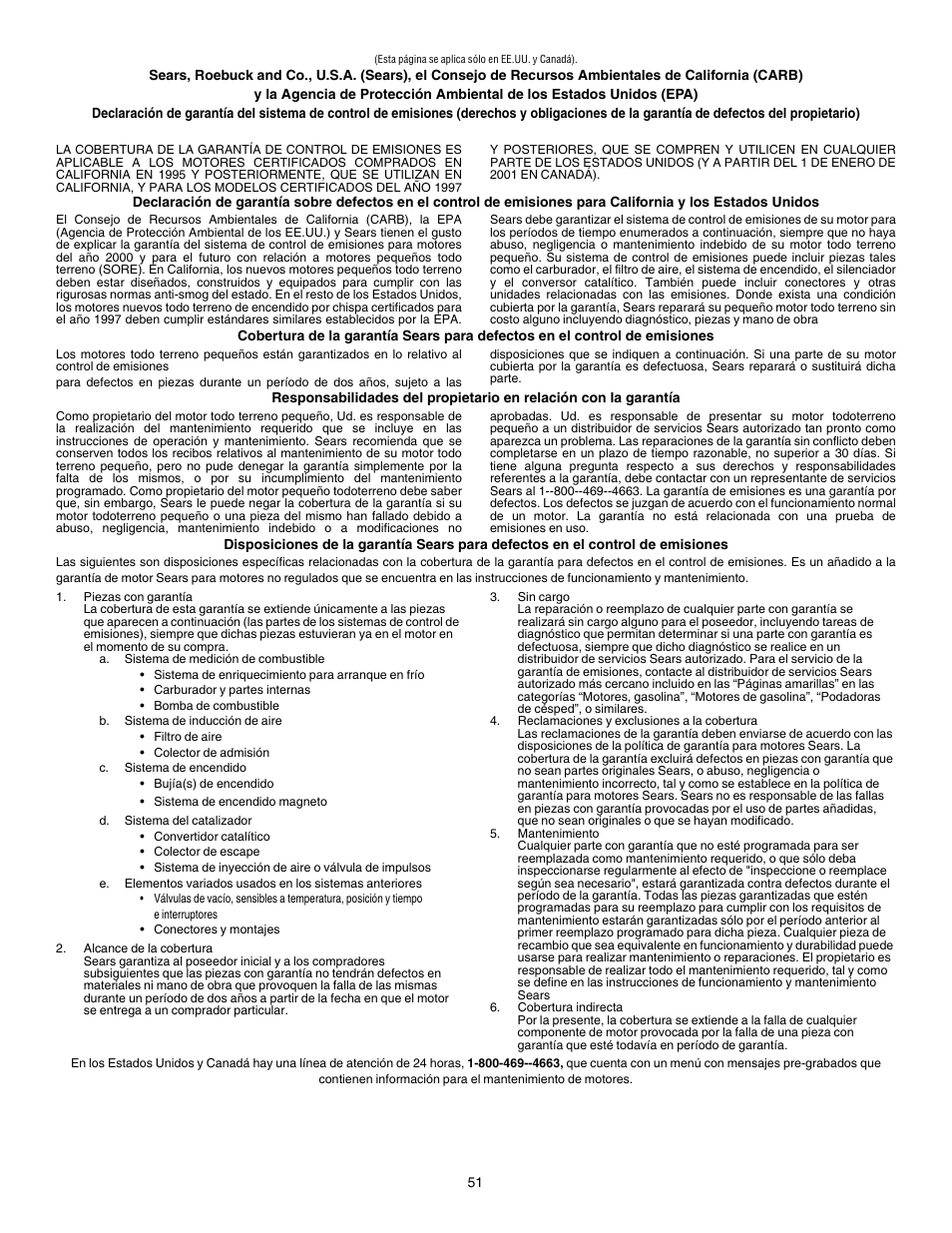 Craftsman 247.77099 User Manual | Page 51 / 52