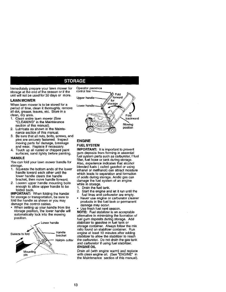 Storage | Craftsman 944.361530 User Manual | Page 13 / 24