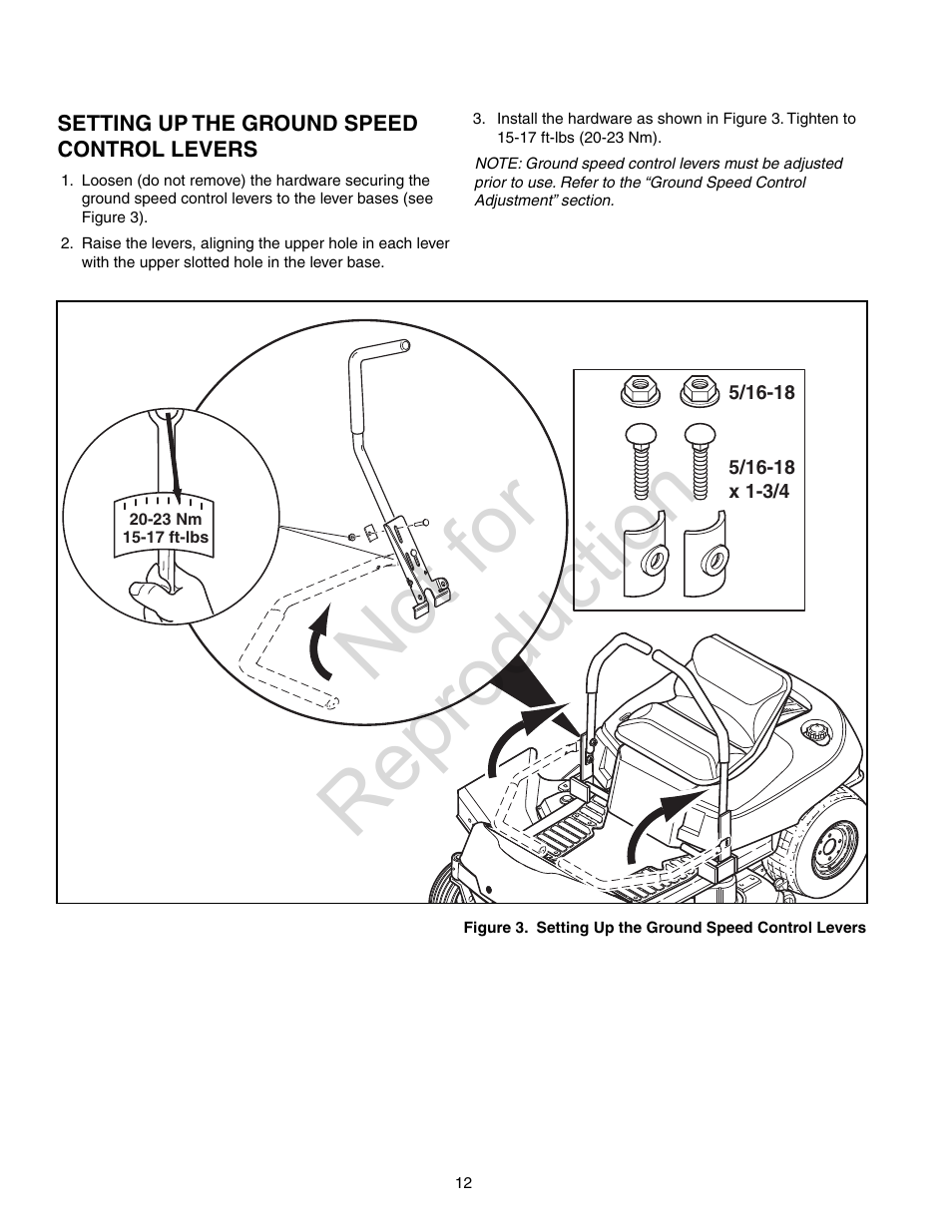 Not for reproduction | Craftsman 107.28993 User Manual | Page 12 / 112