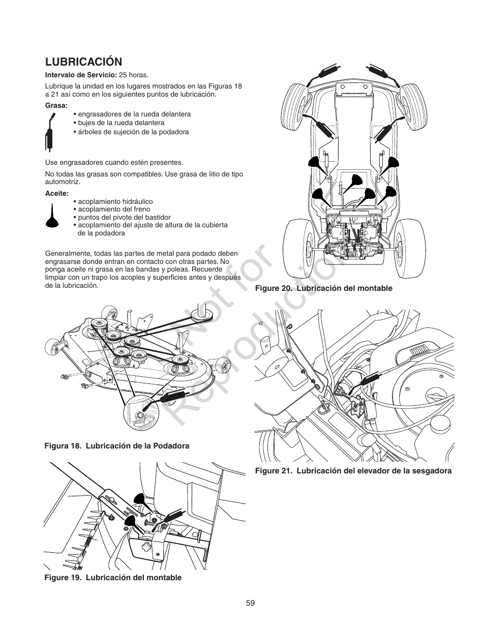 Not for reproduction | Craftsman 107.28993 User Manual | Page 59 / 112