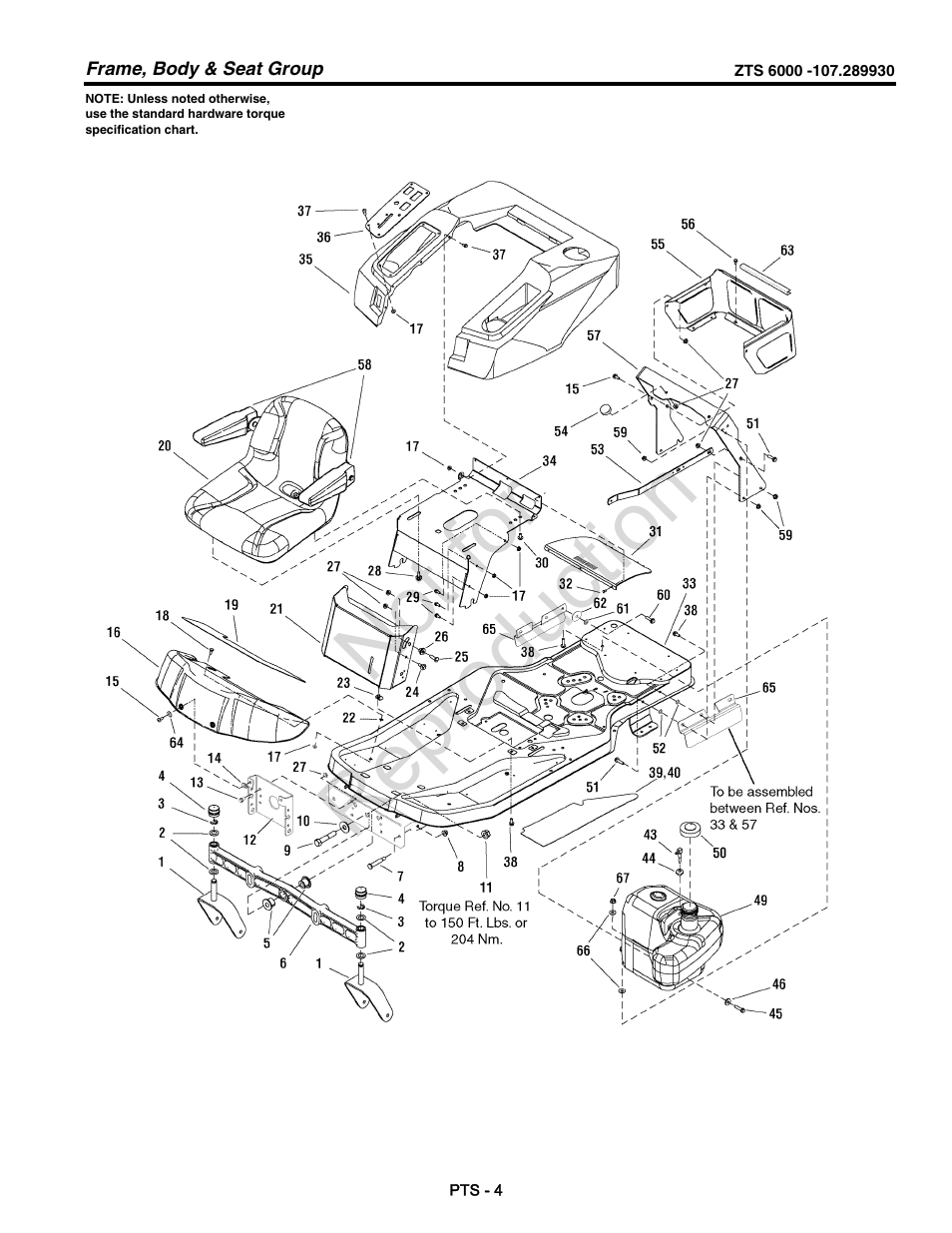 Not for reproduction | Craftsman 107.28993 User Manual | Page 76 / 112