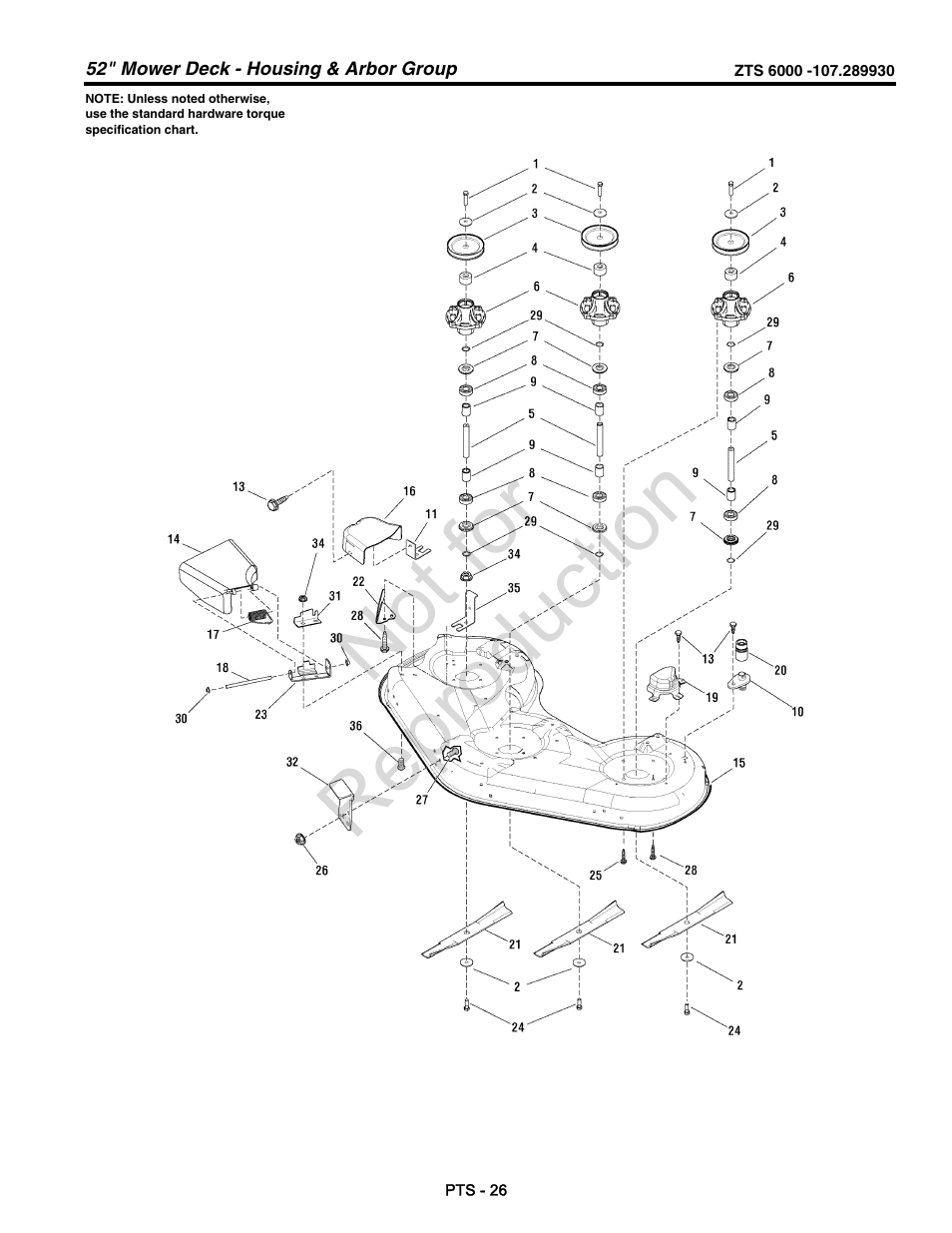 Not for reproduction | Craftsman 107.28993 User Manual | Page 98 / 112