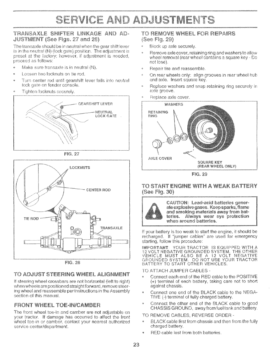 Front wheel tqe-in/camser | Craftsman 917.256544 User Manual | Page 23 / 56