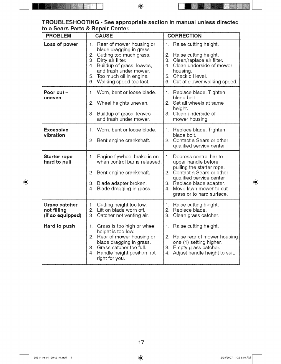 Craftsman 917.385141 User Manual | Page 17 / 40