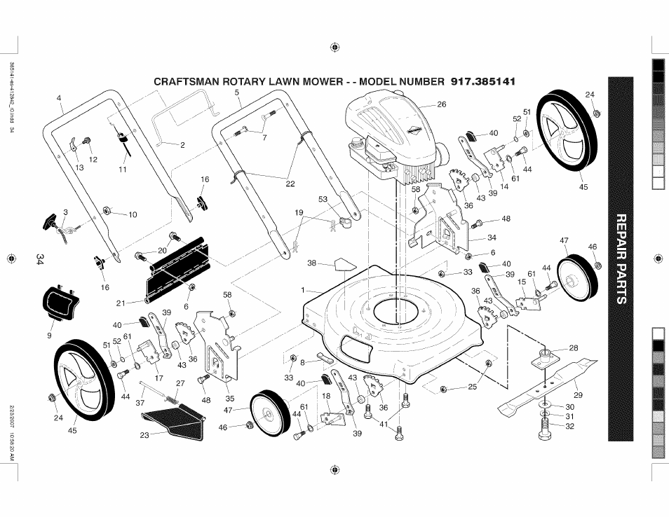 Craftsman 917.385141 User Manual | Page 34 / 40