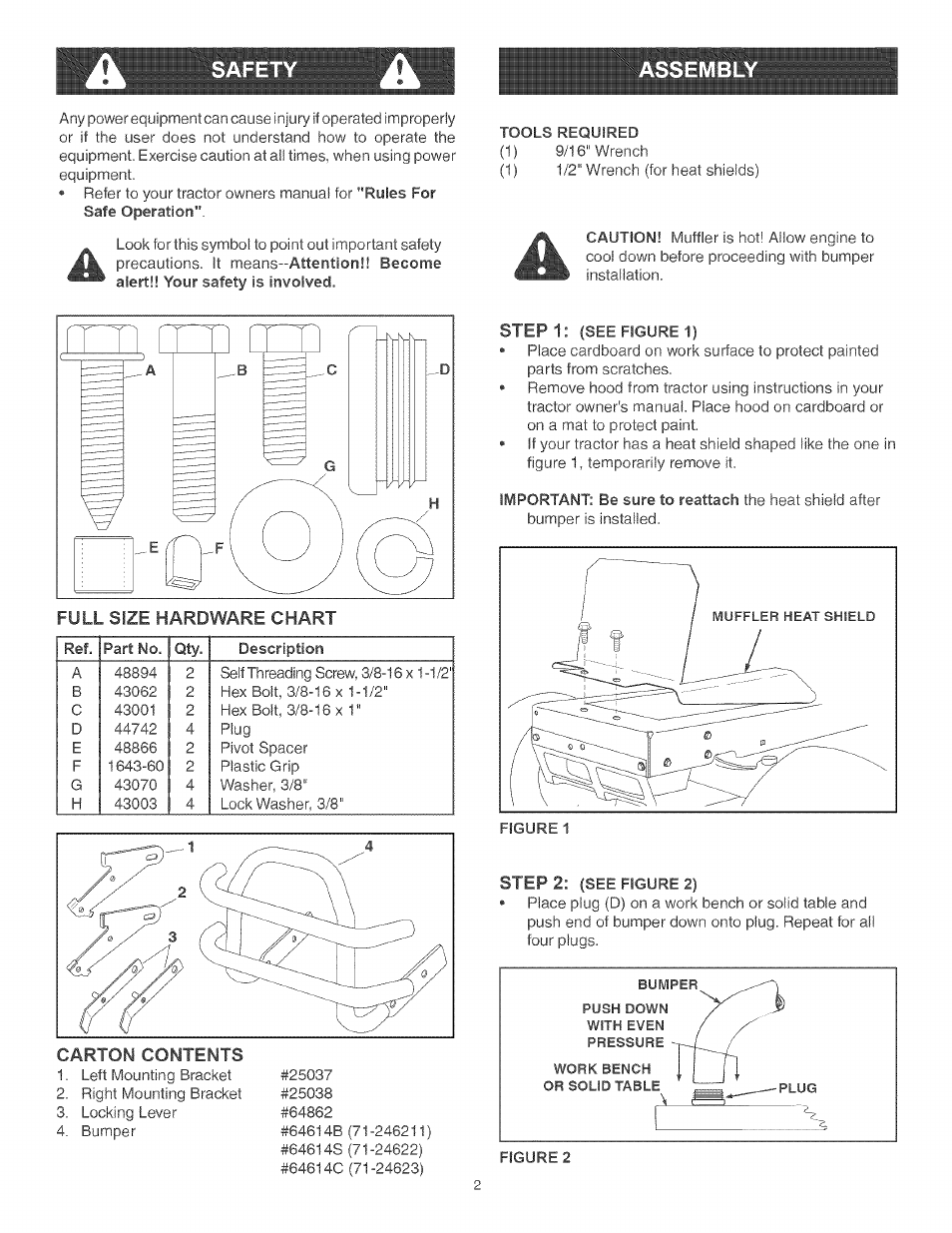 Craftsman 486.24623 User Manual | Page 2 / 4