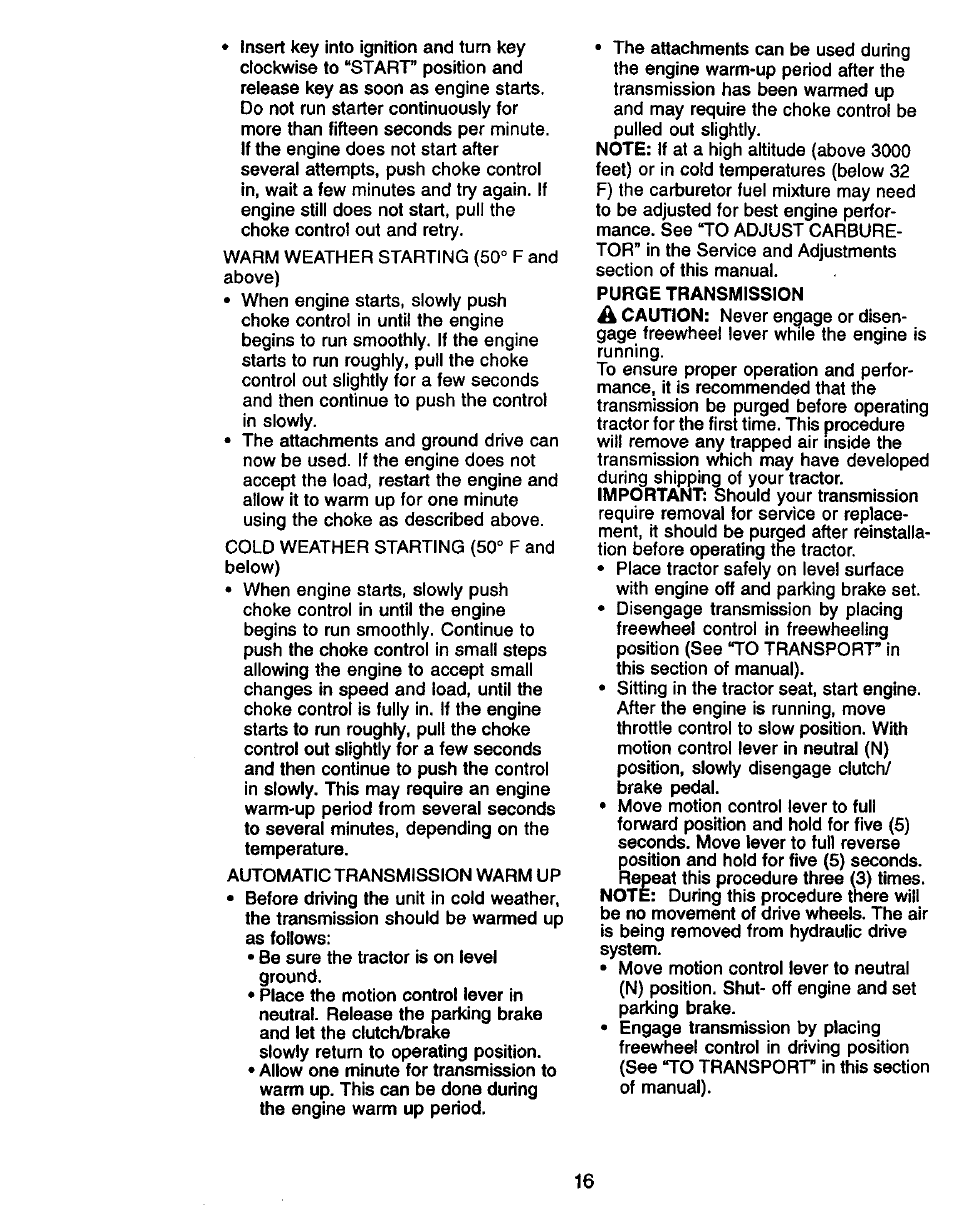 Craftsman 917.270760 User Manual | Page 16 / 60