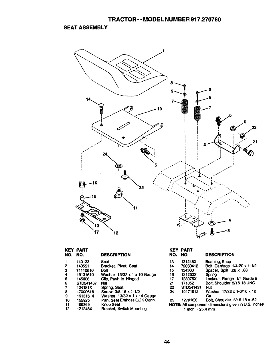 Craftsman 917.270760 User Manual | Page 44 / 60