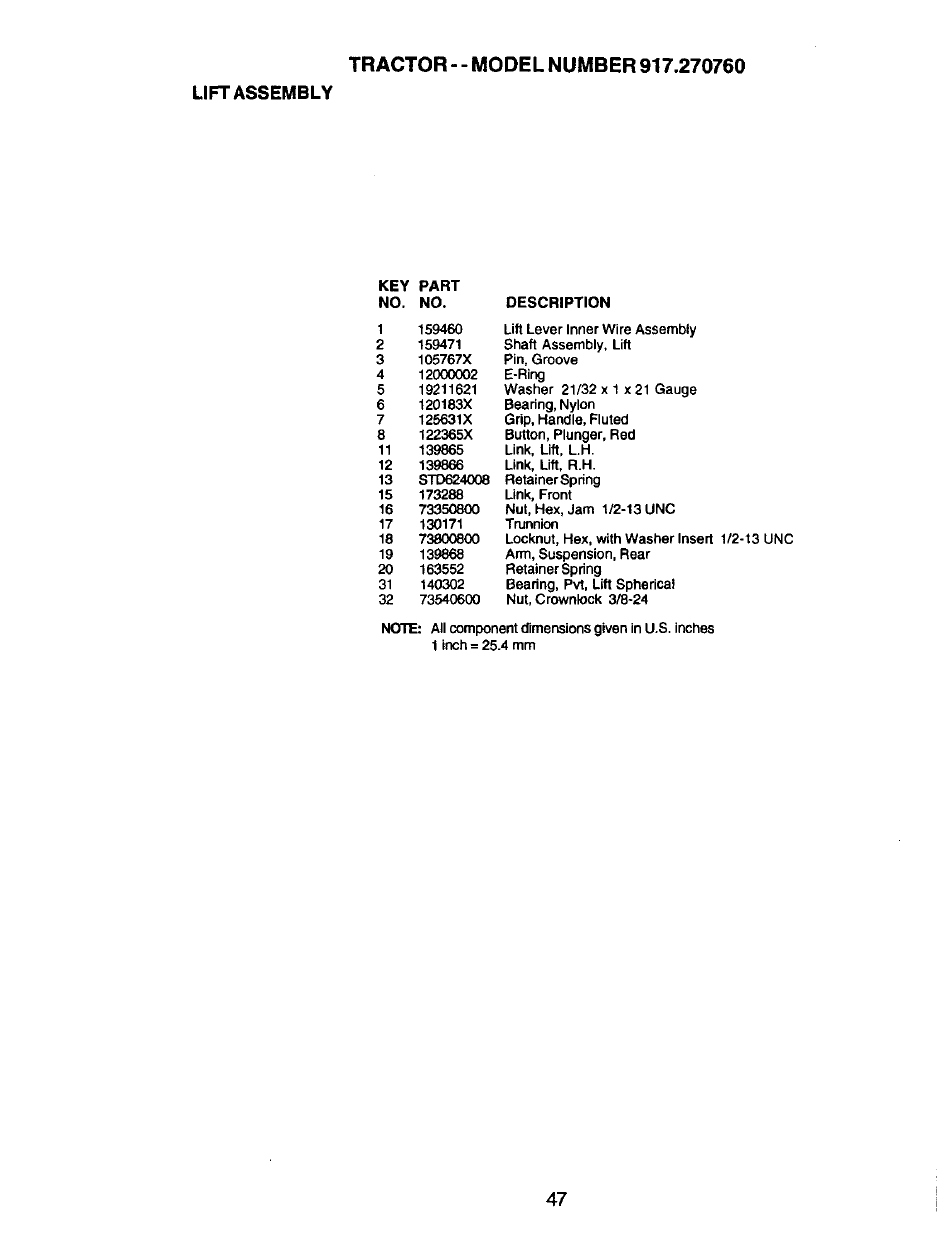 Craftsman 917.270760 User Manual | Page 47 / 60