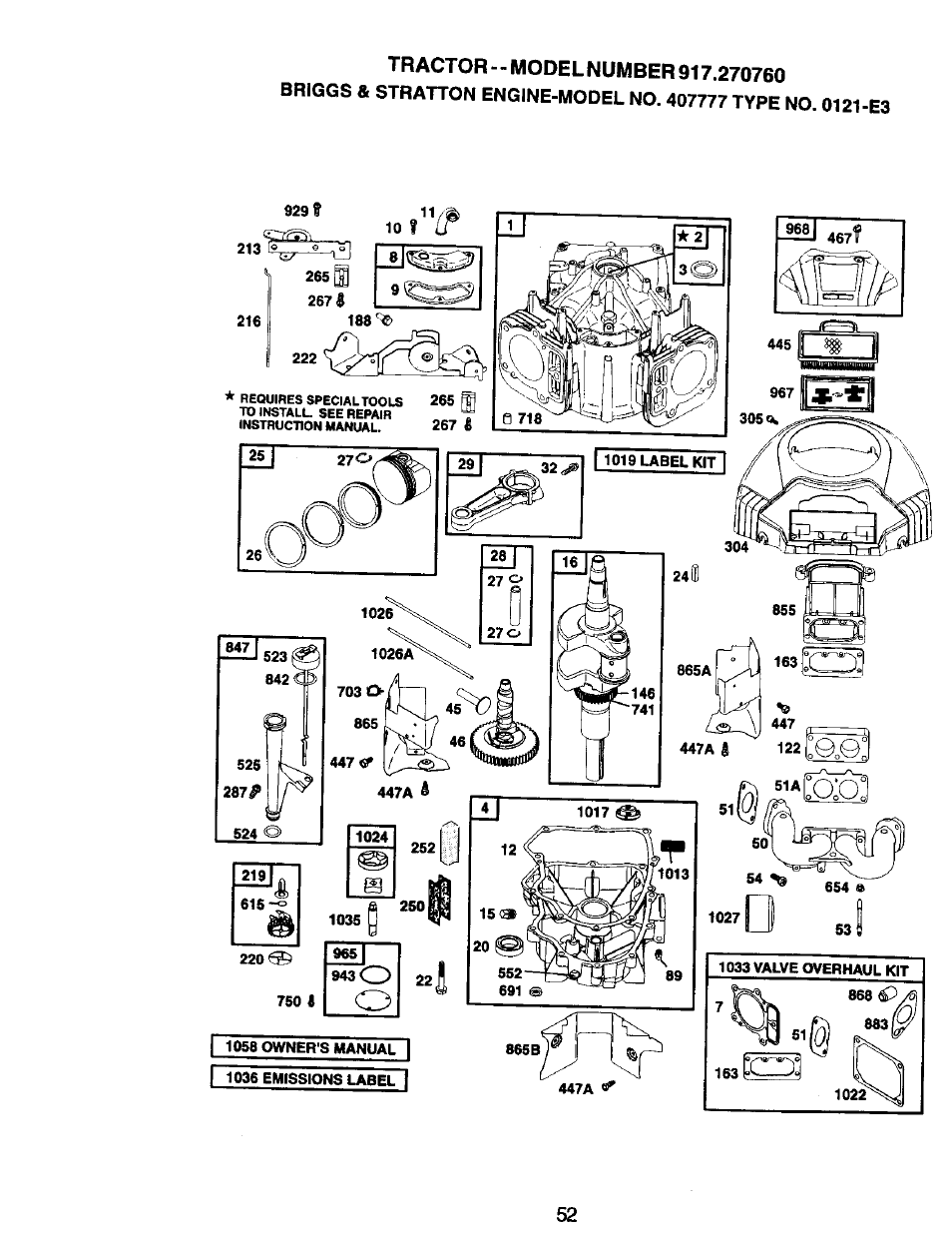 Craftsman 917.270760 User Manual | Page 52 / 60
