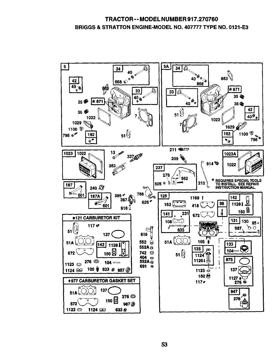 672c^c | Craftsman 917.270760 User Manual | Page 53 / 60