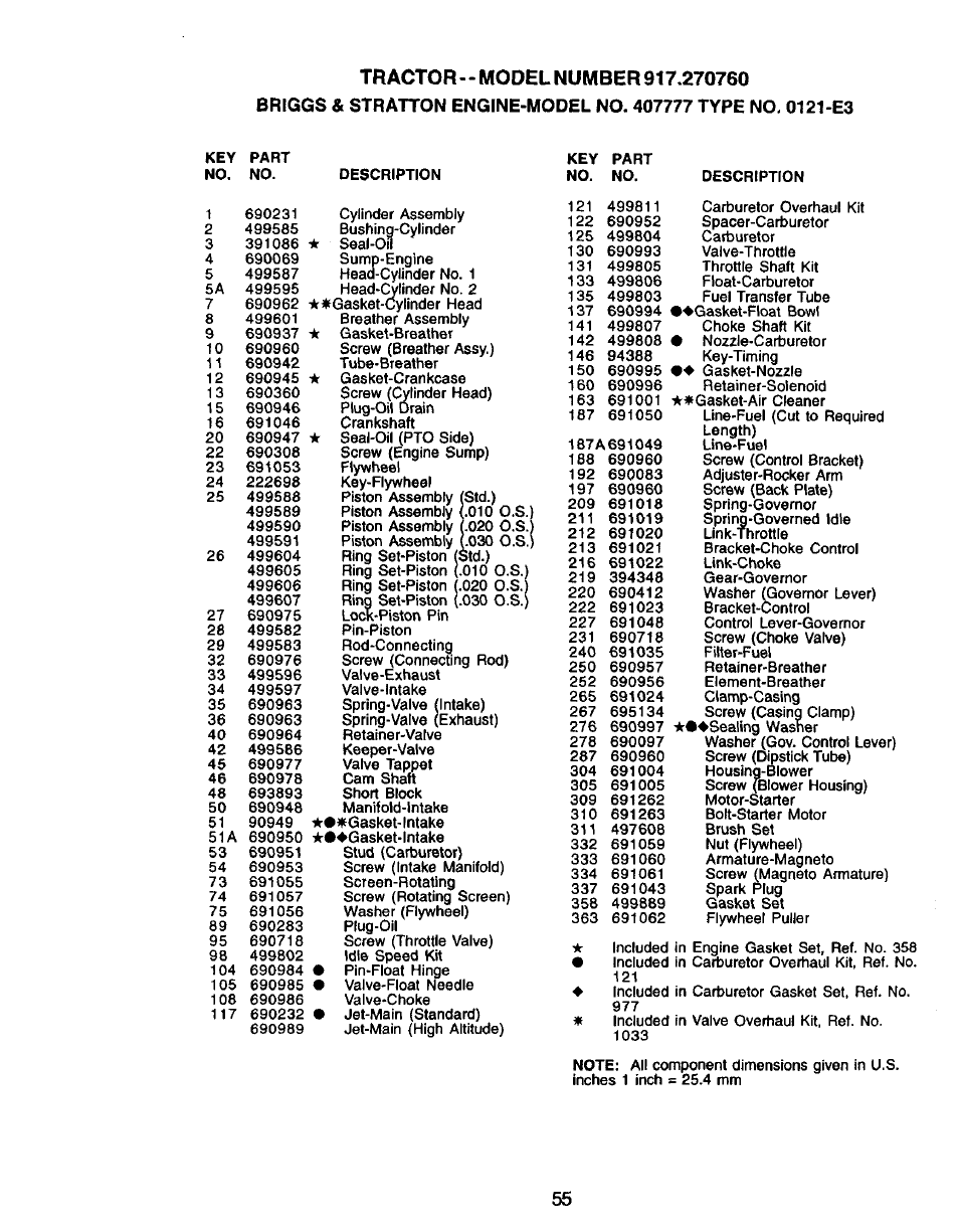 Craftsman 917.270760 User Manual | Page 55 / 60