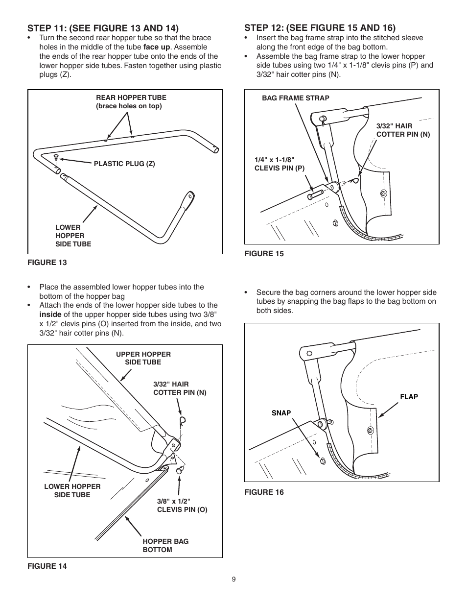 Craftsman LAWNSWEEPER 486.242211 User Manual | Page 9 / 20