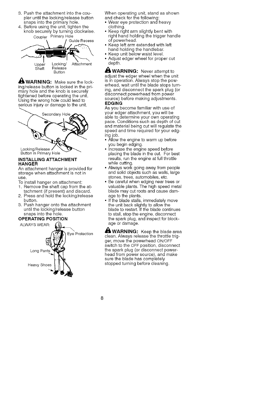 Craftsman 358.792403 User Manual | Page 8 / 21