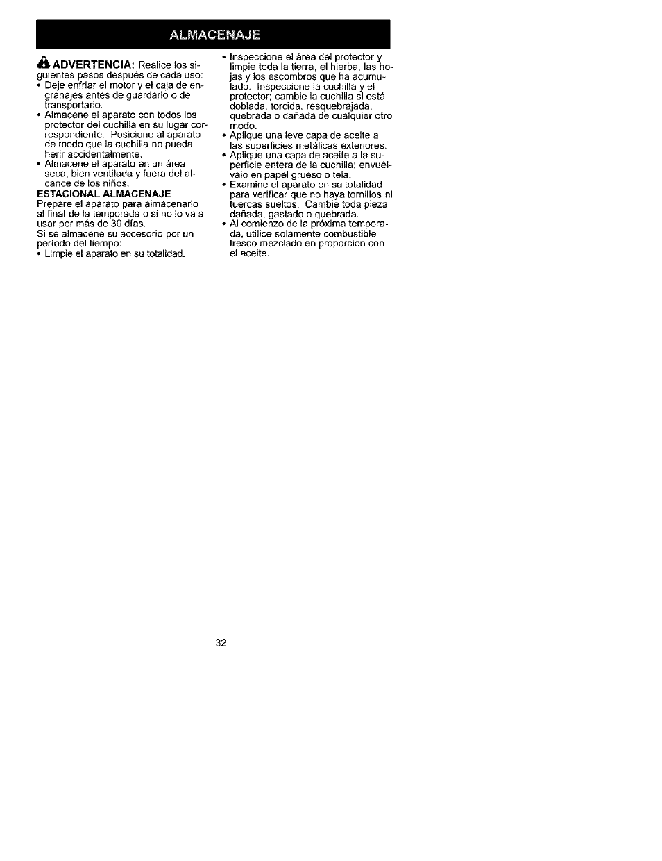 Craftsman 358.792440 User Manual | Page 31 / 31