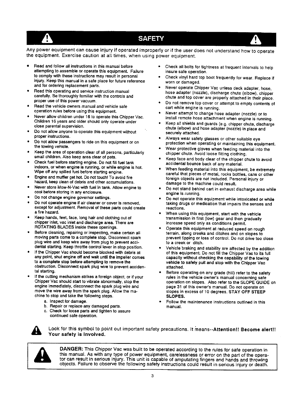 Craftsman 486.24515 User Manual | Page 3 / 32