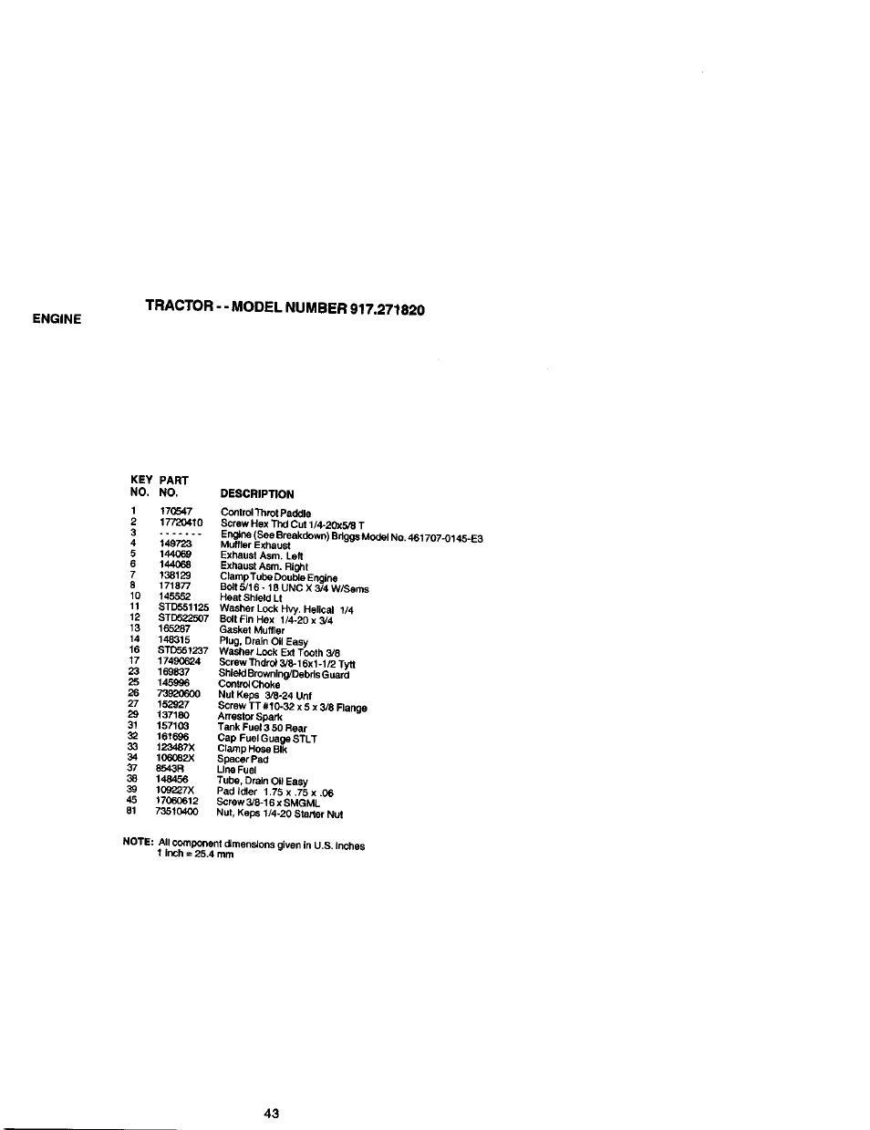 Craftsman 917.271820 User Manual | Page 43 / 60