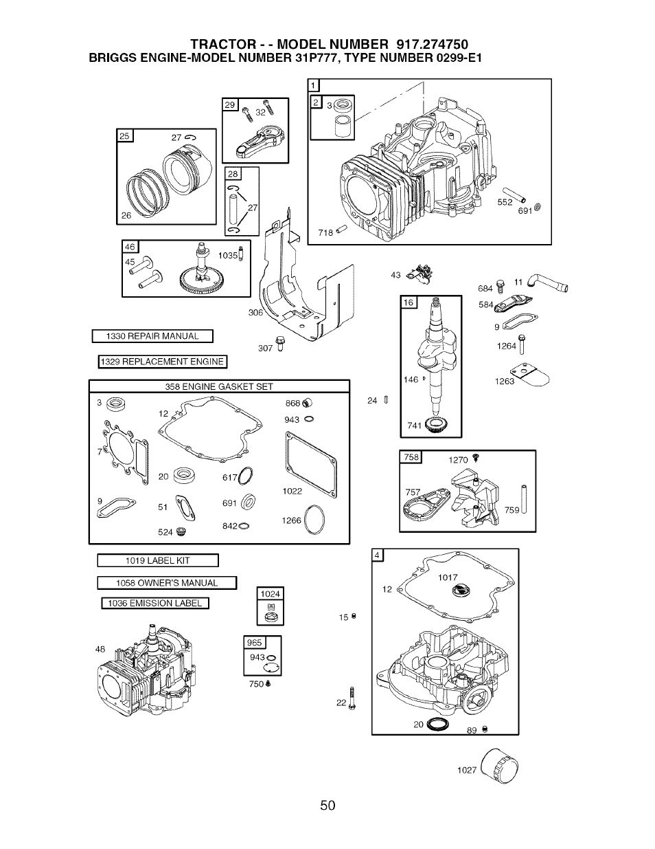 Craftsman 917.274750 User Manual | Page 50 / 56