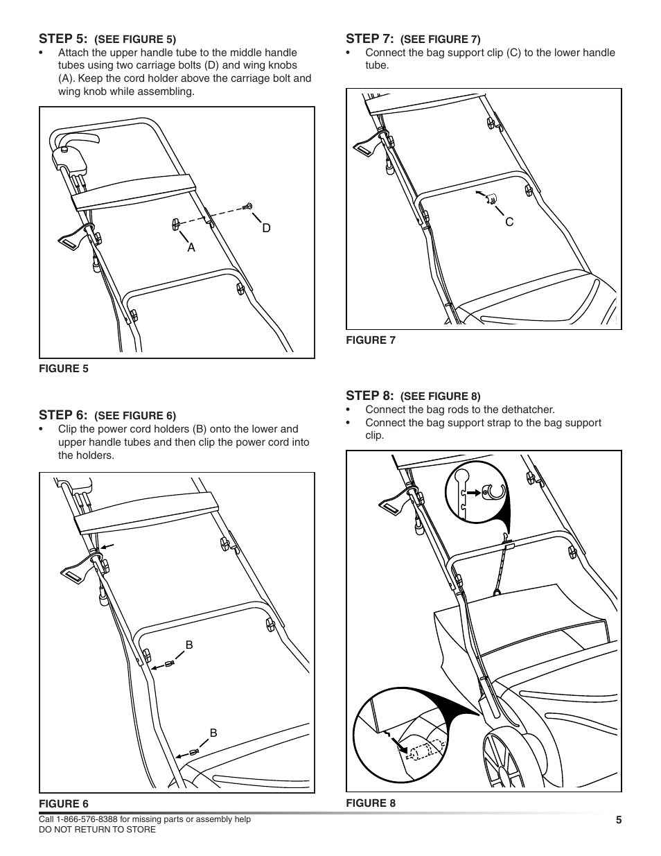 Craftsman POWER RAKE 486.2928 User Manual | Page 5 / 12