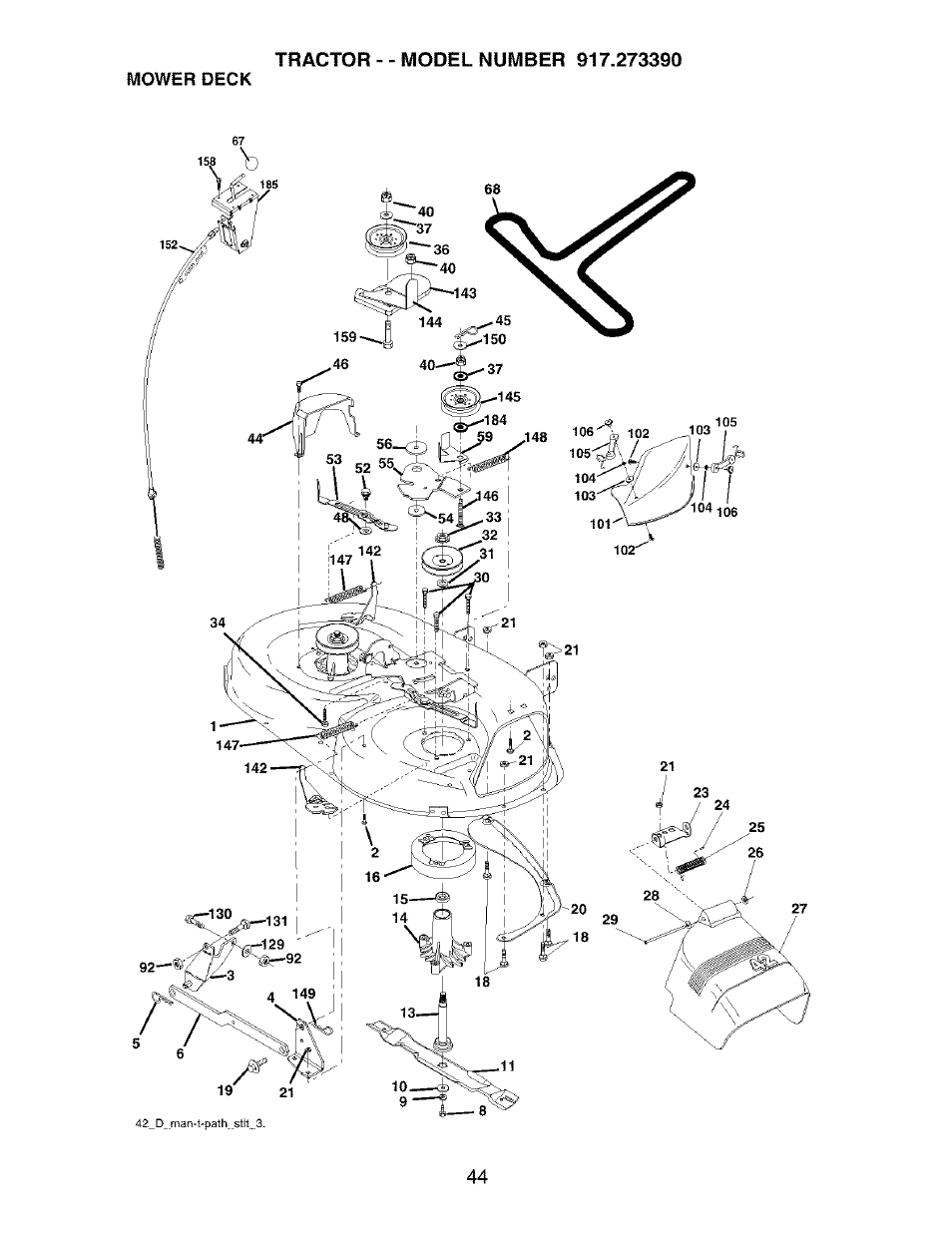 Craftsman 917.273390 User Manual | Page 44 / 56