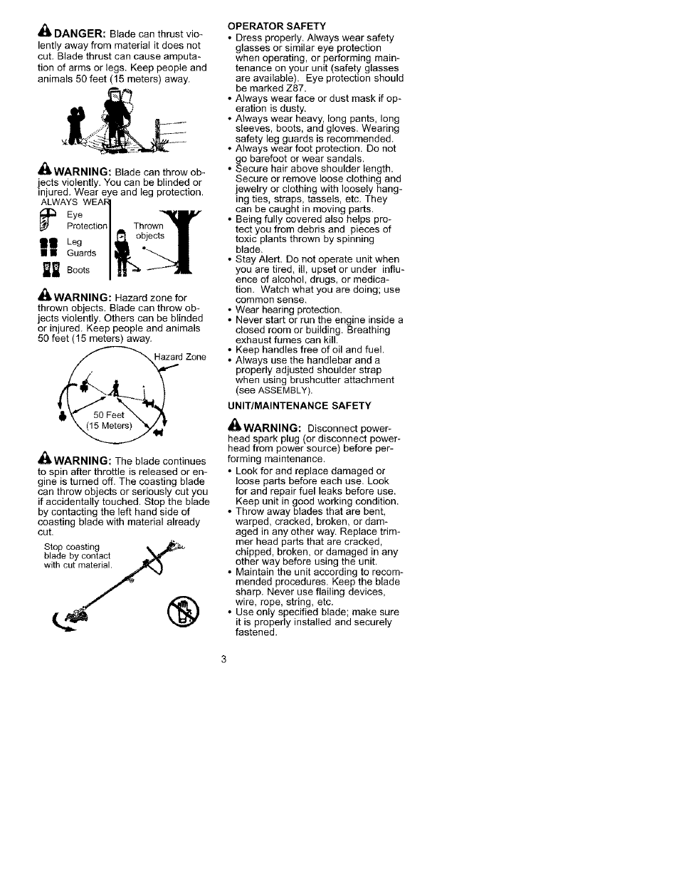 Craftsman 358.792430 User Manual | Page 3 / 22