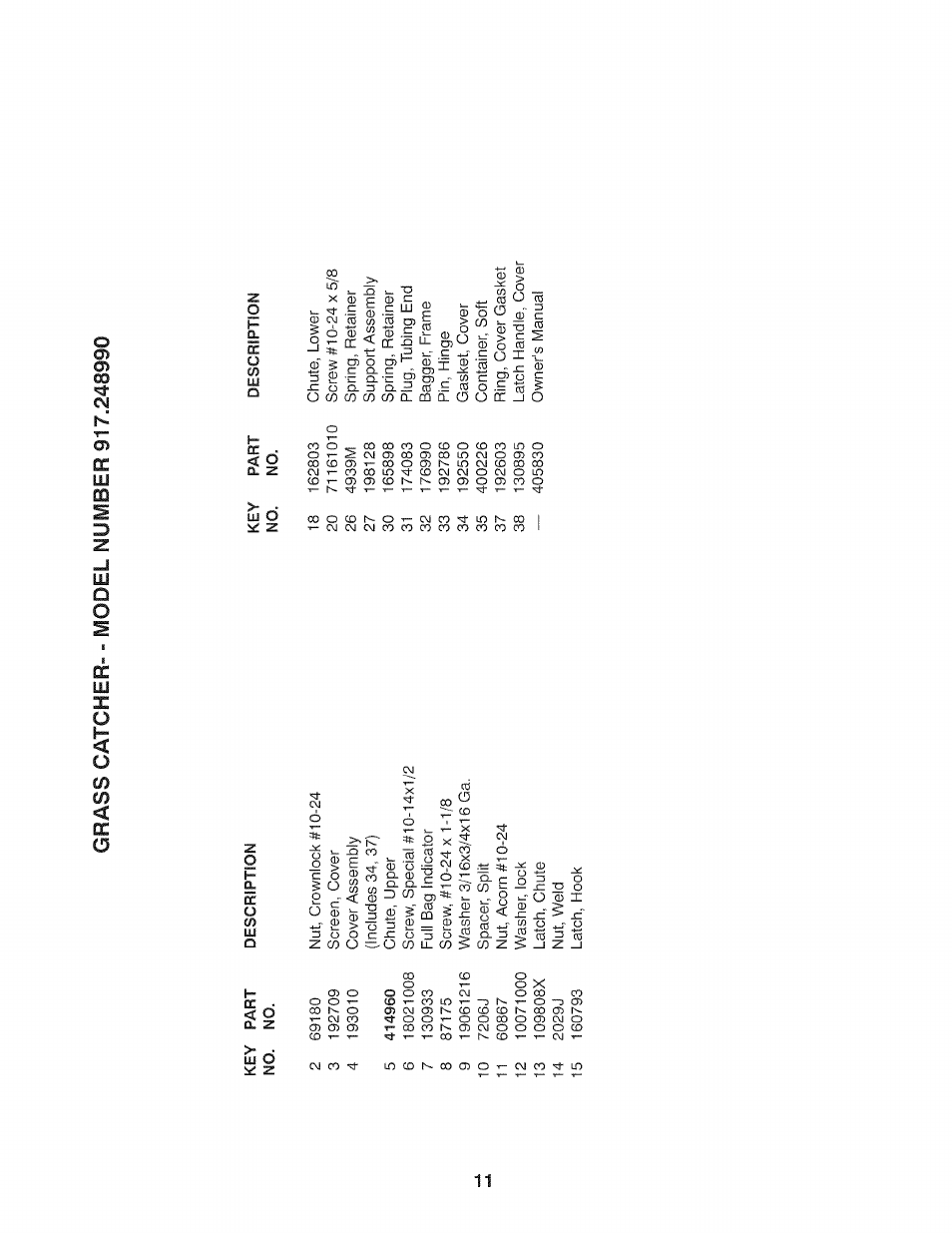 Craftsman 917.24899 User Manual | Page 11 / 13