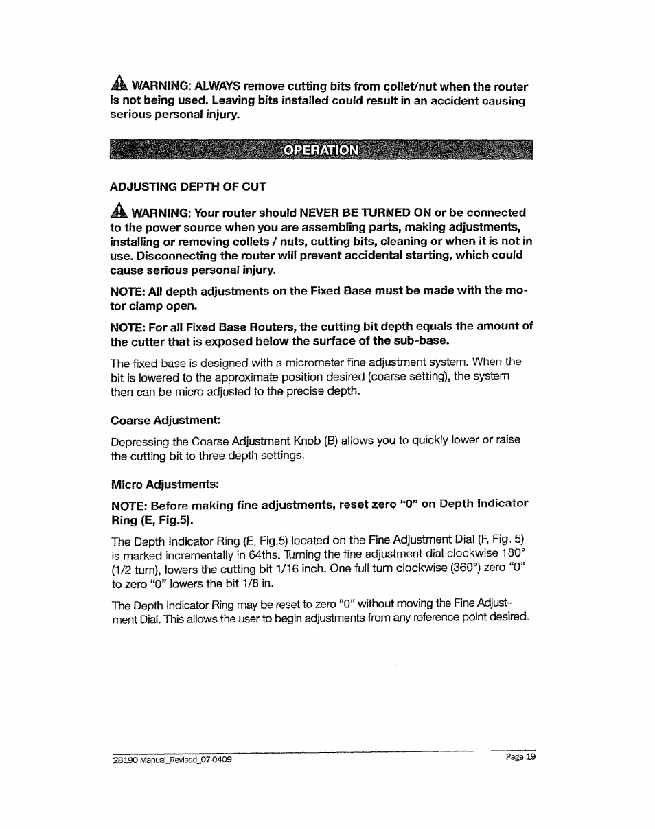 Craftsman 320.28190 User Manual | Page 19 / 44