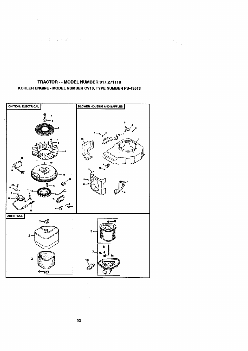 Craftsman 917.271110 User Manual | Page 52 / 60