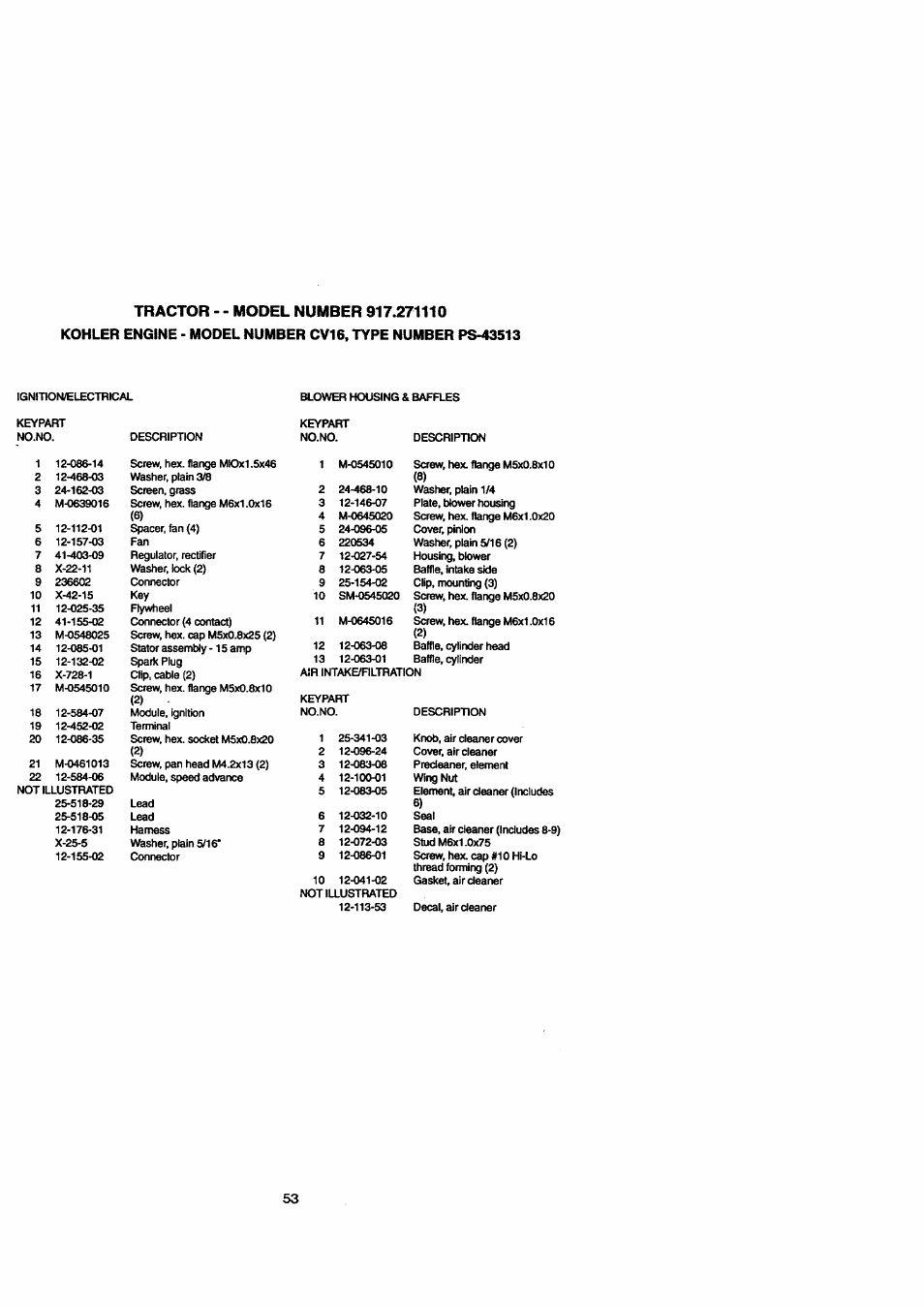 Craftsman 917.271110 User Manual | Page 53 / 60