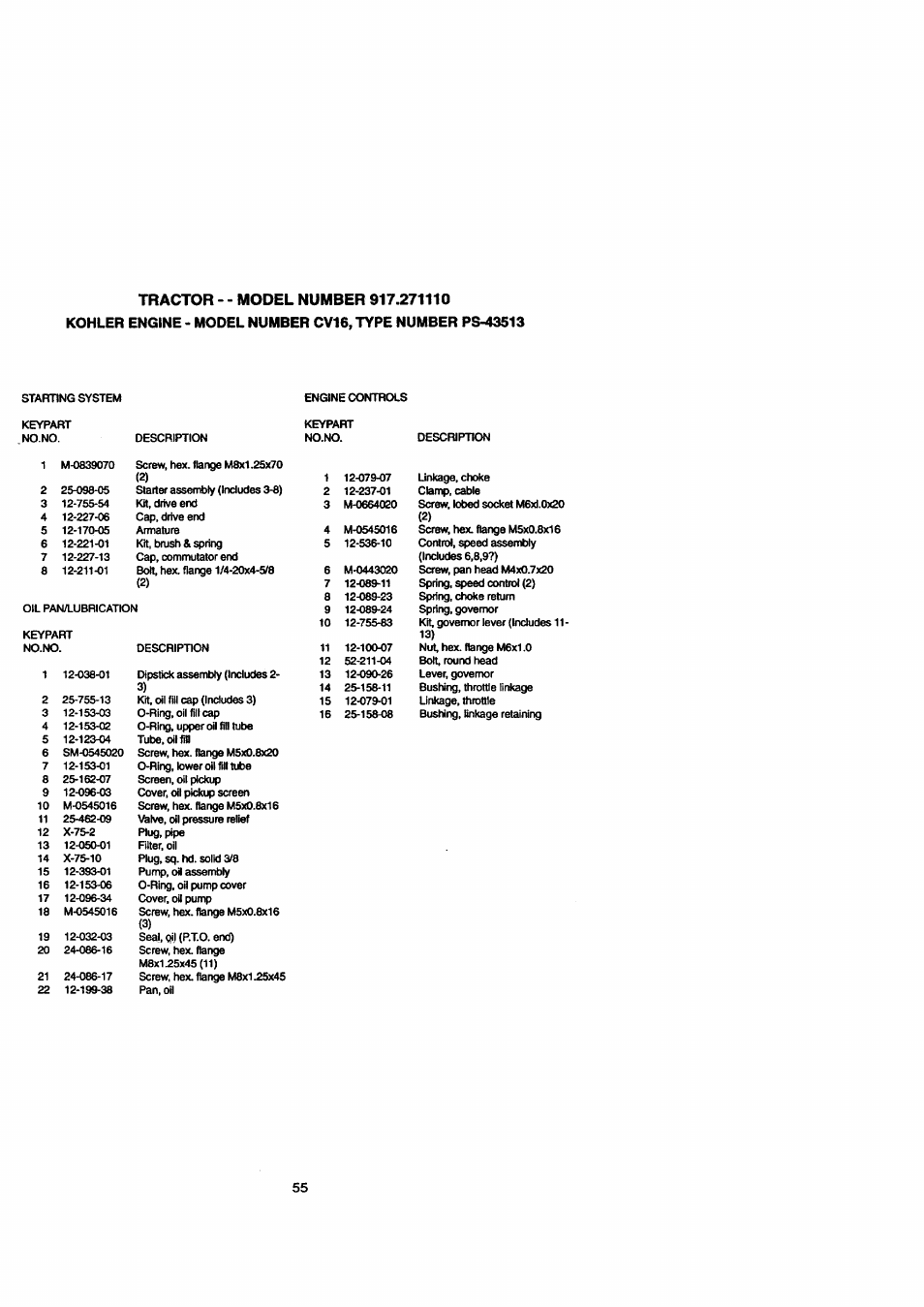Craftsman 917.271110 User Manual | Page 55 / 60