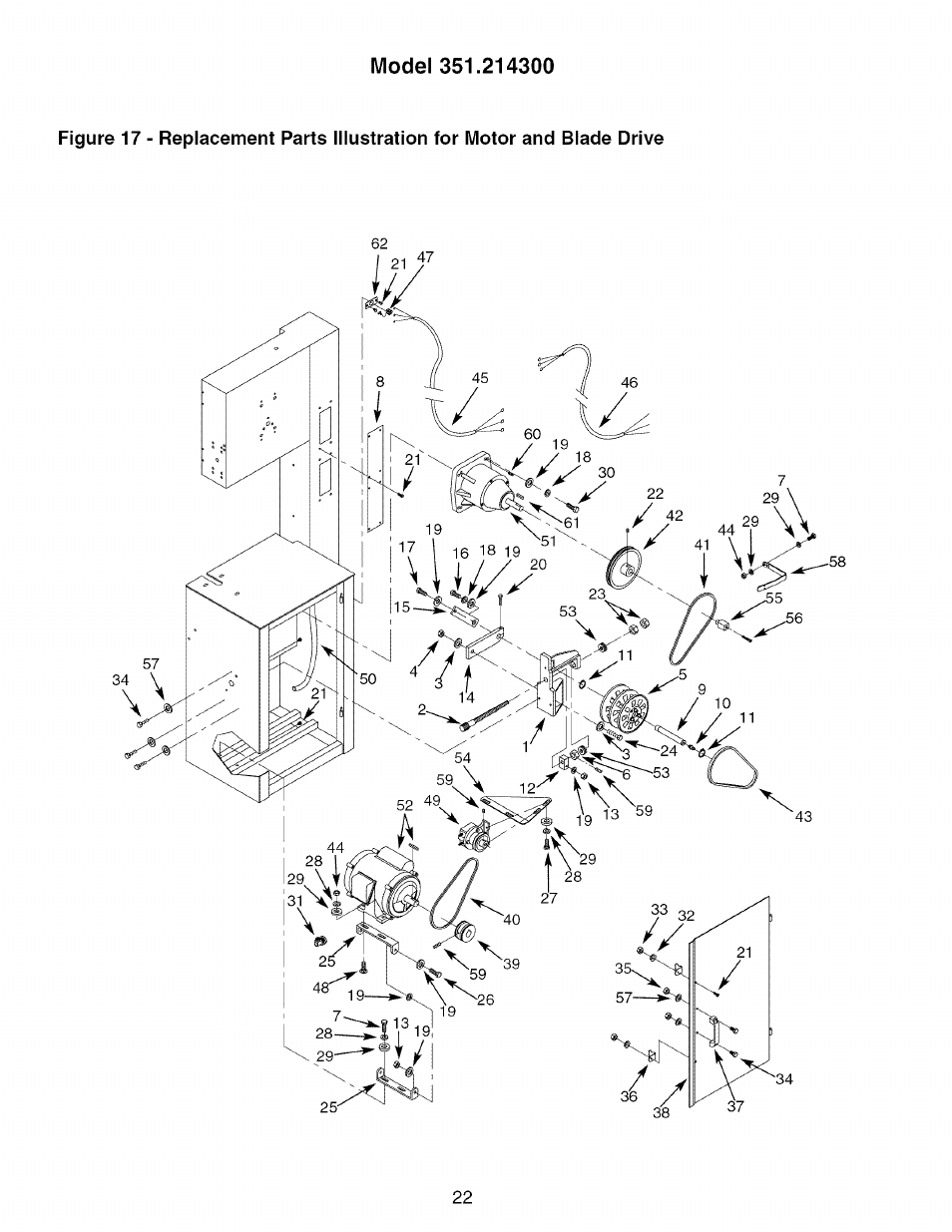 Craftsman 351.214300 User Manual | Page 22 / 24