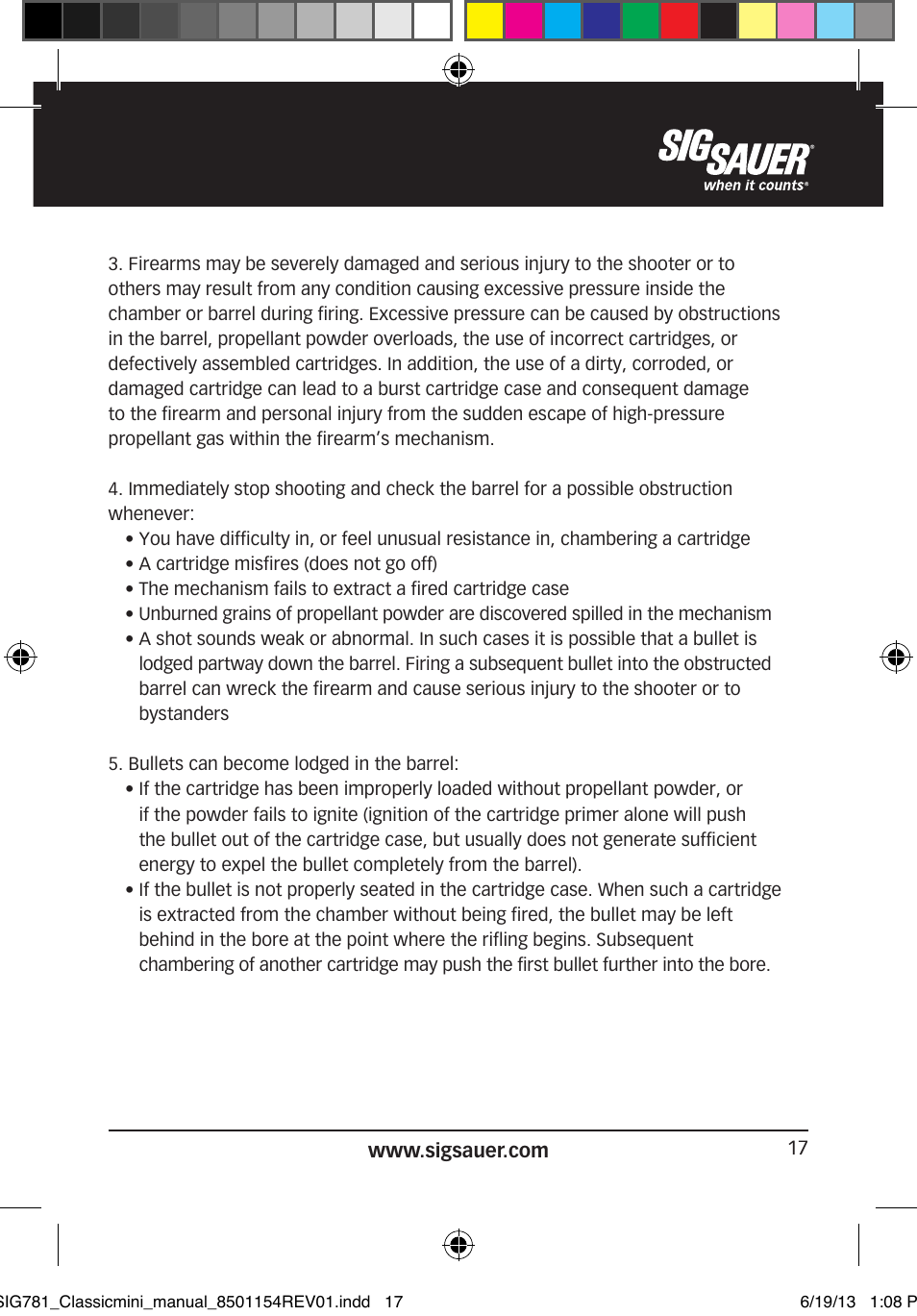 SIG SAUER P229 User Manual | Page 17 / 88