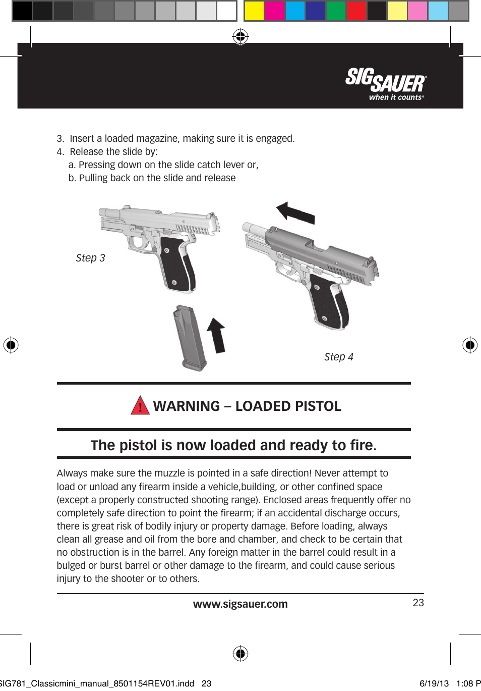 SIG SAUER P229 User Manual | Page 23 / 88