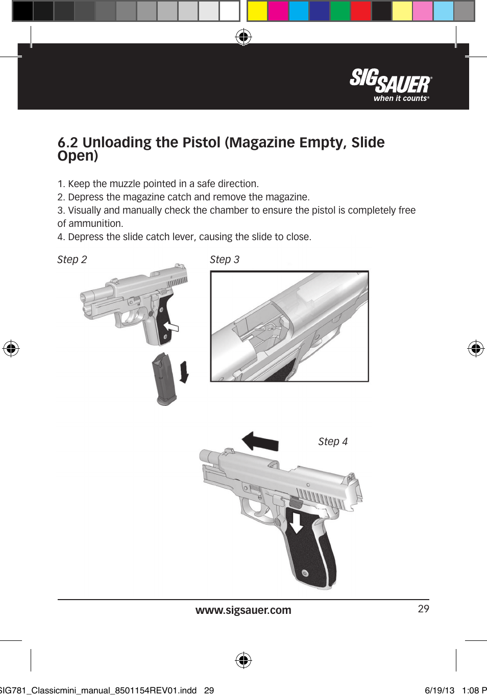 SIG SAUER P229 User Manual | Page 29 / 88