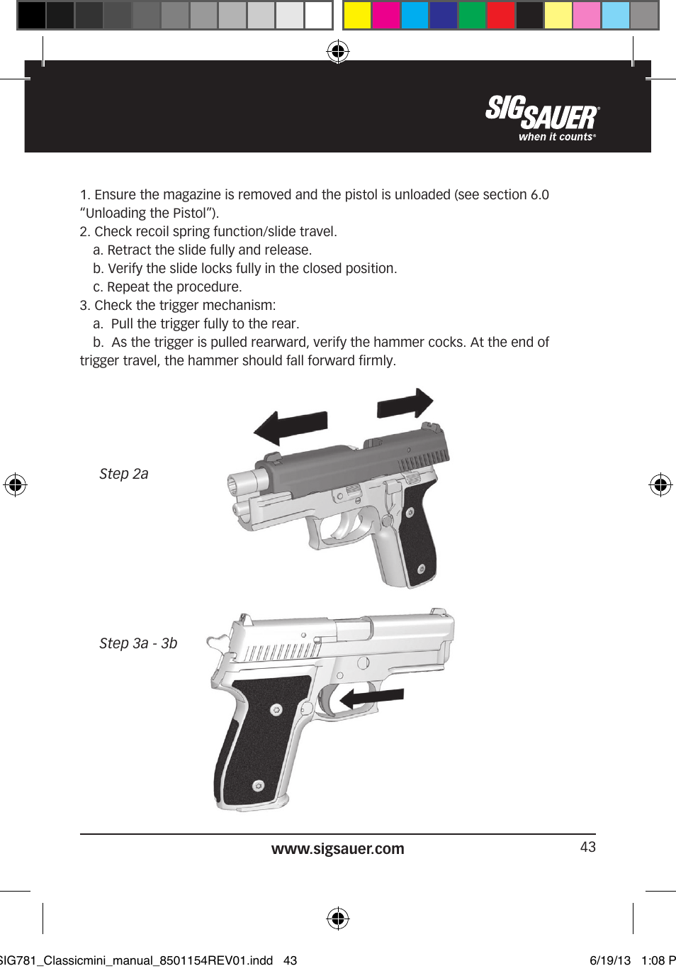 SIG SAUER P229 User Manual | Page 43 / 88