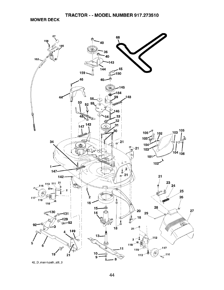 Craftsman 917.273510 User Manual | Page 44 / 56