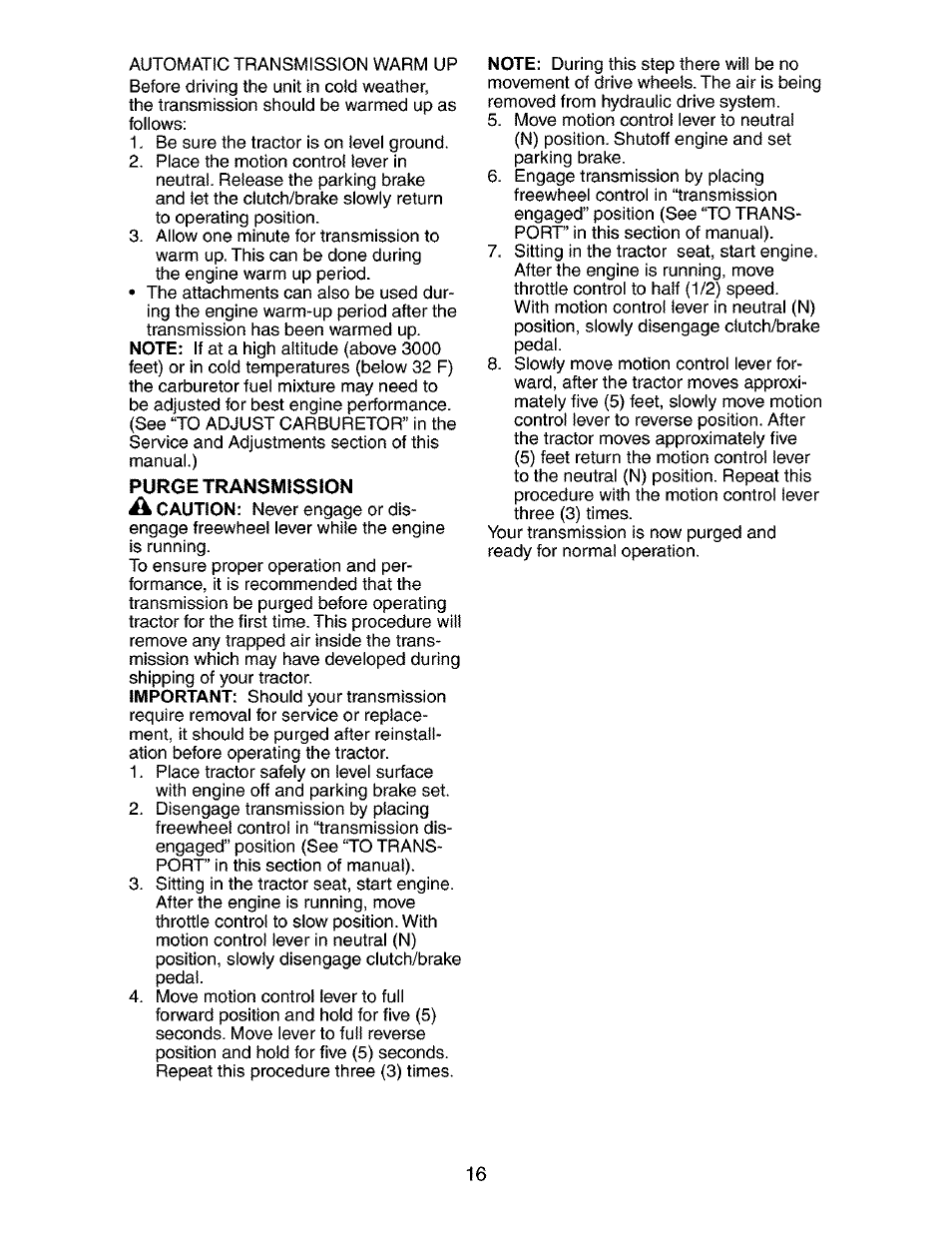 Craftsman 917.27316 User Manual | Page 16 / 60