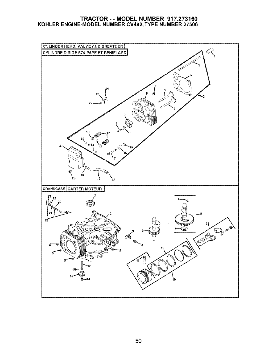 Craftsman 917.27316 User Manual | Page 50 / 60