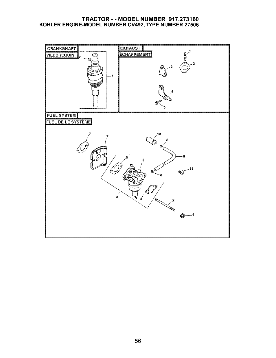 Craftsman 917.27316 User Manual | Page 56 / 60