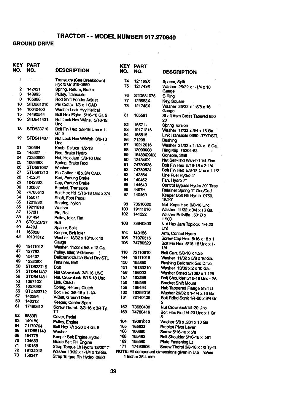 Craftsman 917.270840 User Manual | Page 39 / 60