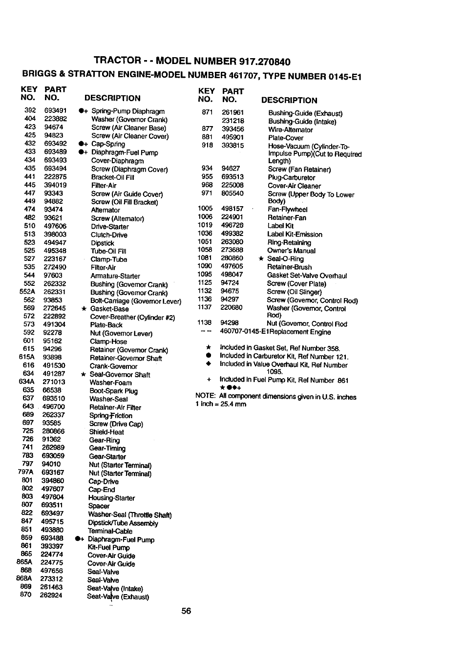 Craftsman 917.270840 User Manual | Page 56 / 60